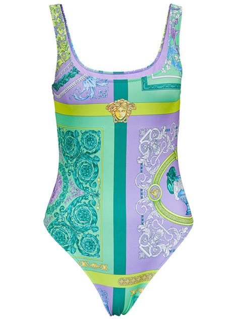 versace girls swimsuit|Versace women's one piece swimsuit.